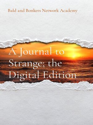 cover image of A Journal to Strange; the Digital Edition
